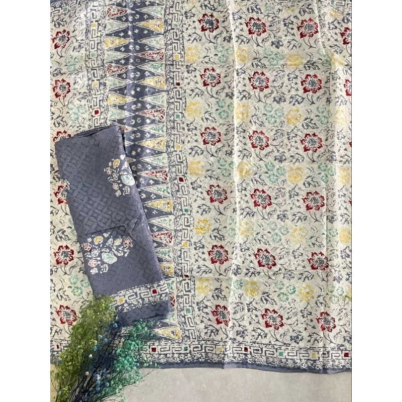 kain batik sarung selendang wanita khas trusmi cirebon bahan viscose semi sutra fiskos viskos motif 