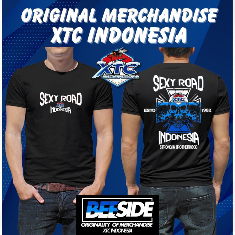 Kaos XTC Sexyroad Indonesia Original Cotton 24s Berlalbel Resmi