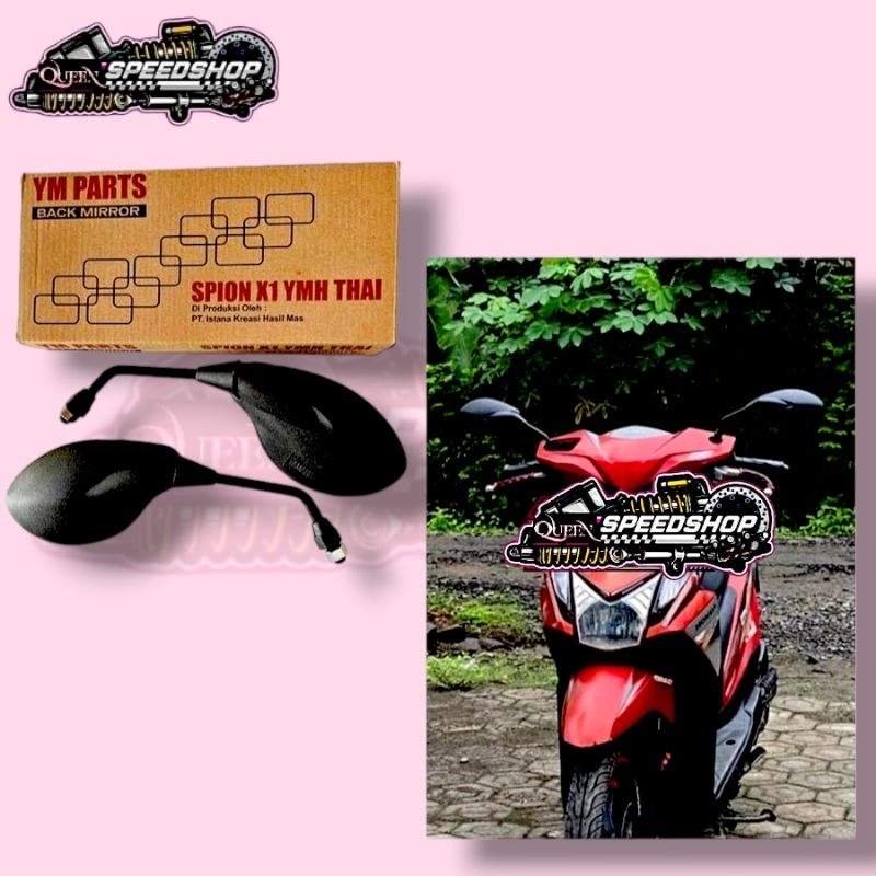 Spion X1 Spion X1 Honda Spion 125Z Honda Thai Look Gagang Hitam Universal Honda