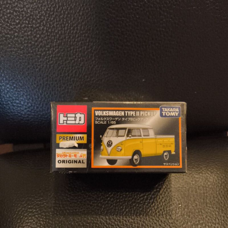 Tomica Premium Volkswagen Type II Pickup Kuning no number VW T2 Online Exclusive