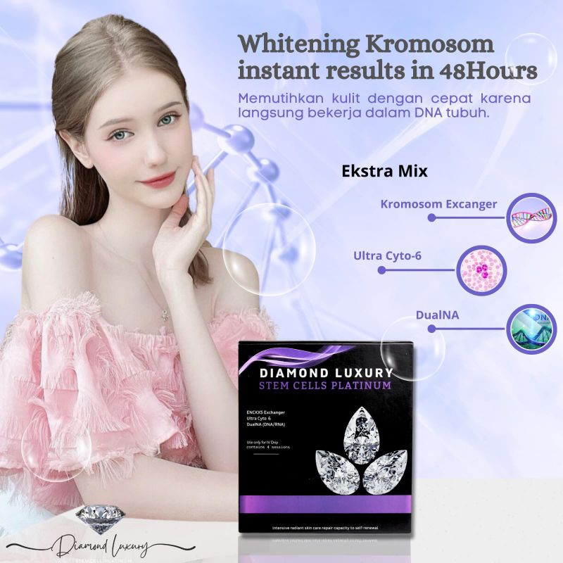 DIAMOND LUXURY Infus Kromosom Perubahan instant dalam 48 jam| chromosome diamond new