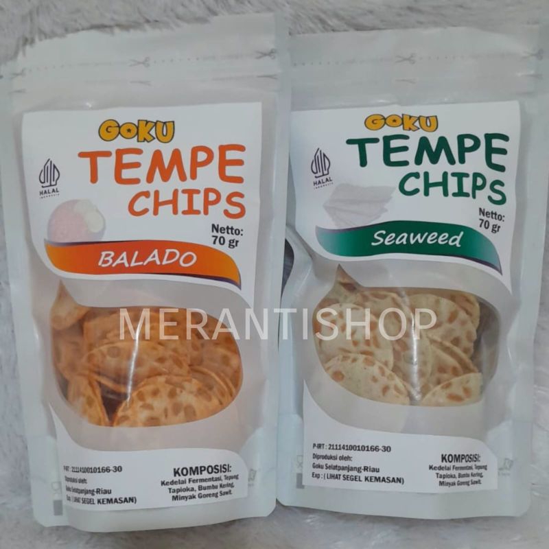 

Kerupuk Tempe Goku 70gr khas Selatpanjang