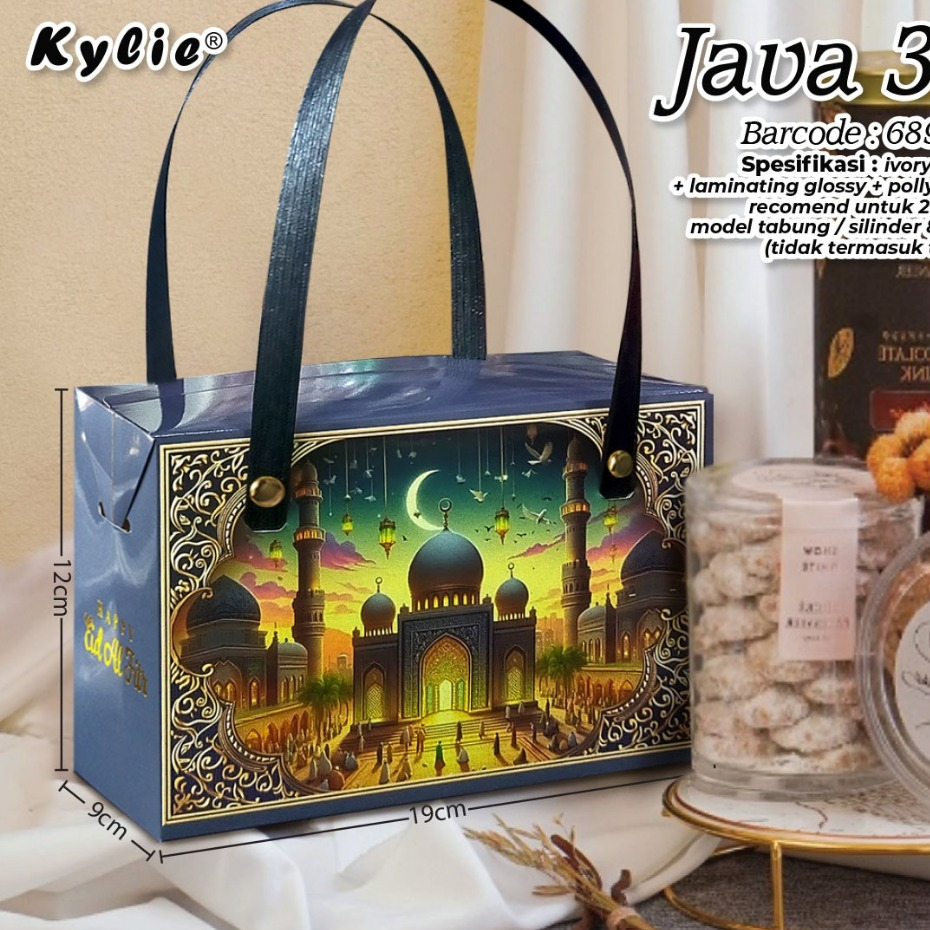 

Box Cake Lebaran Idul Fitri Java 39 19x9x12cm (4pcs)