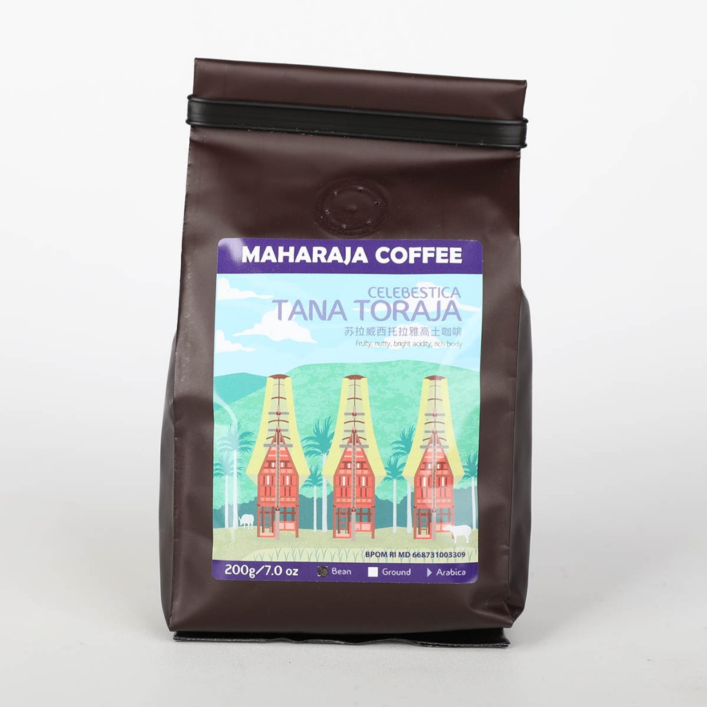 

Maharaja Coffee Celebestica Tana Toraja Arabika 200g Kopi Sangrai Biji / Bubuk