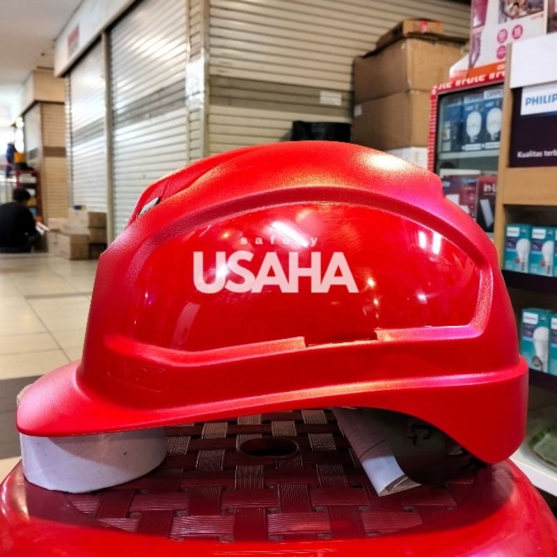 Helm Safety Uvex BWR Merah / Safety Helm Uvex Original Uvex Berkualitas