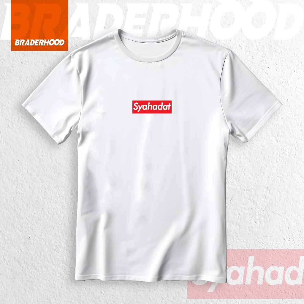 Kaos Islami || Kaos Plesetan - Syahadat