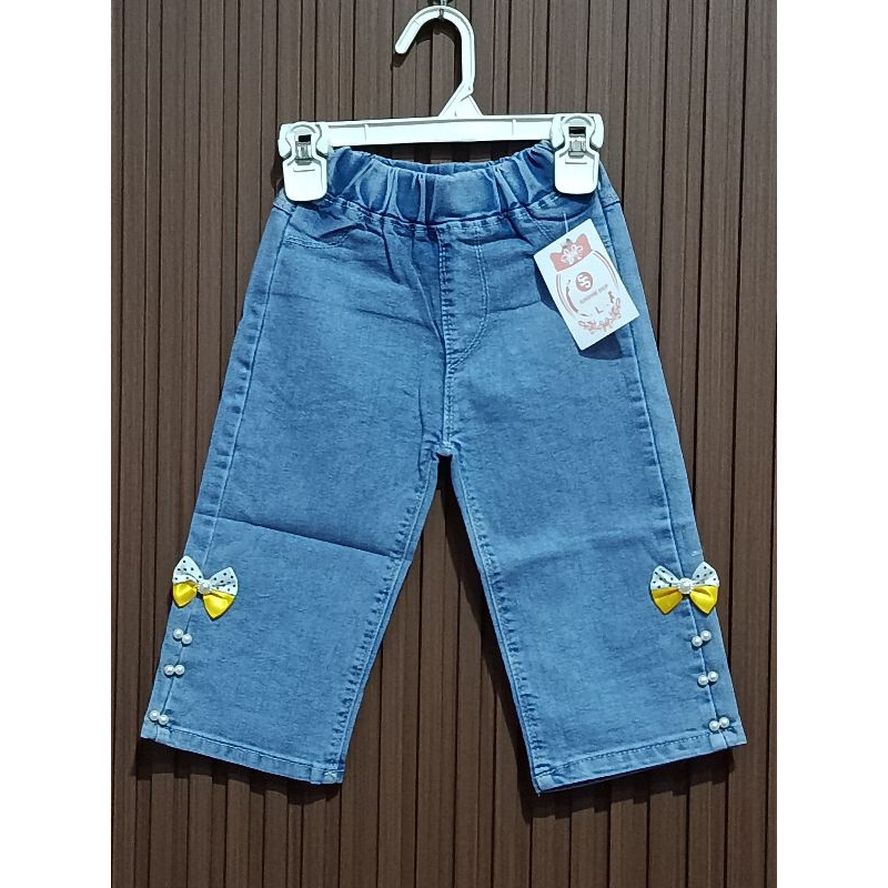 Jeans anak cewek import/kulot jeans anak perempuan/celana kulot anak