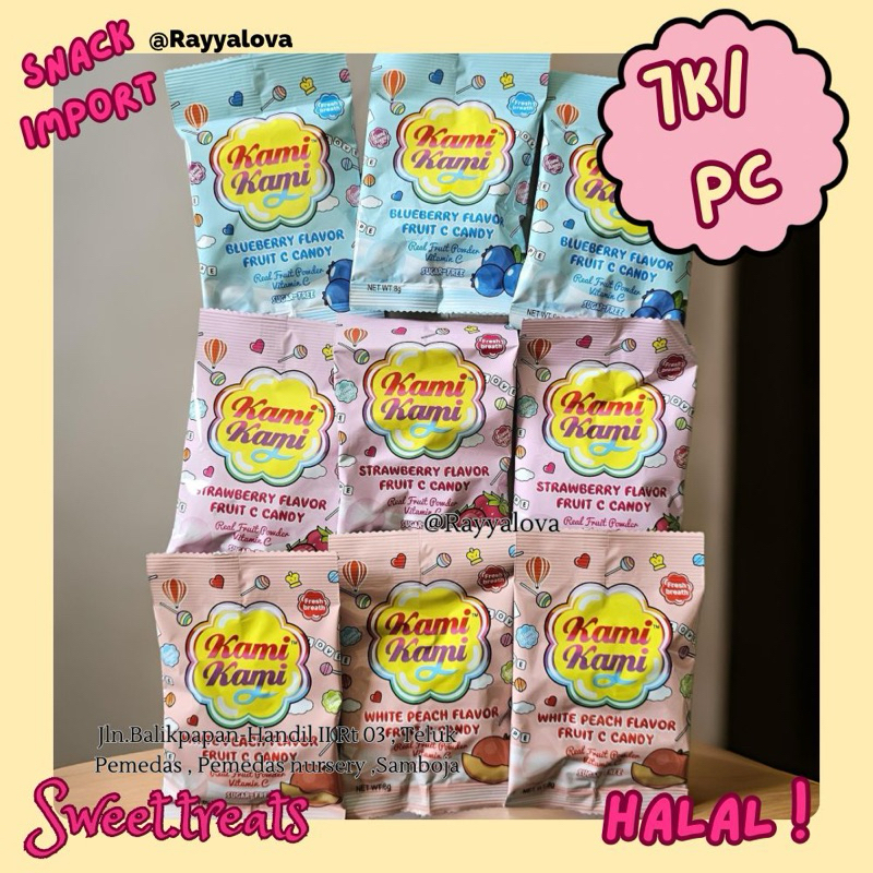 

KAMI KAMI FLAVOR FRUIT C CANDY