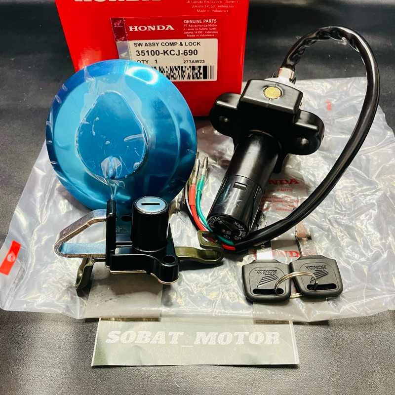 KUNCI KONTAK SET JOK TUTUP TANGKI TIGER LAMA TIGER 2000 KCJ