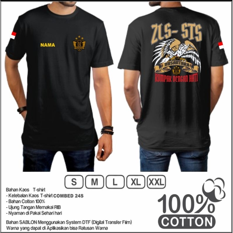kaos ZLS-STS lengan pendek terbaru/polisi