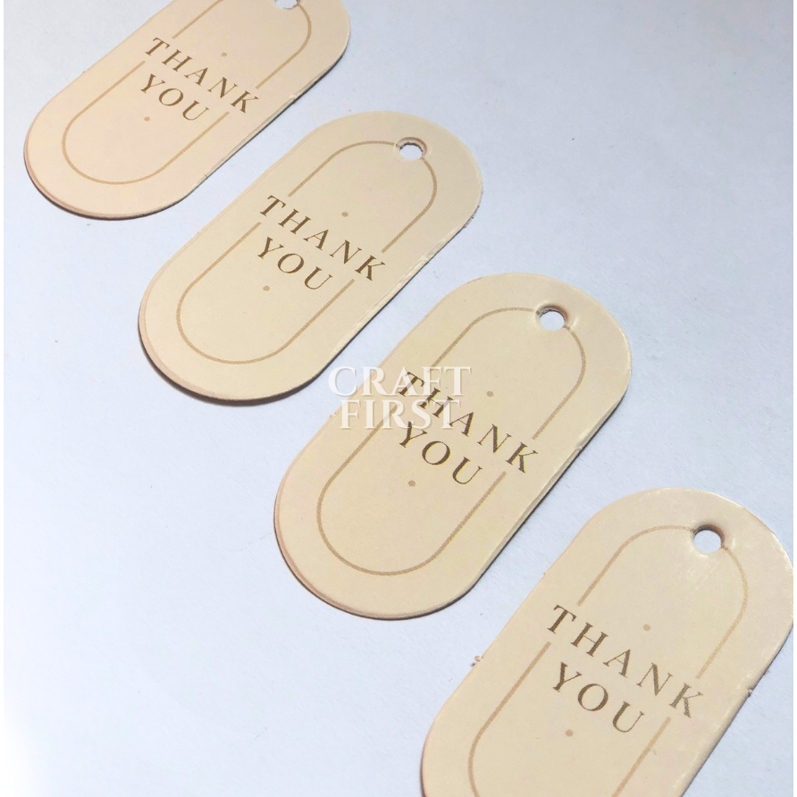 

Craft First - Hangtag "Thankyou