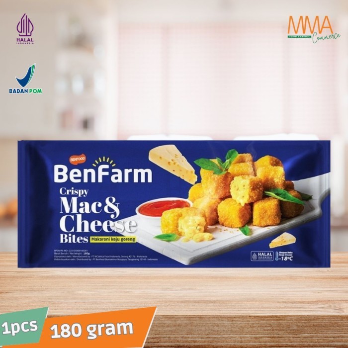 

benfarm mac and cheese Bites | Makaroni Keju Goreng 180 gram