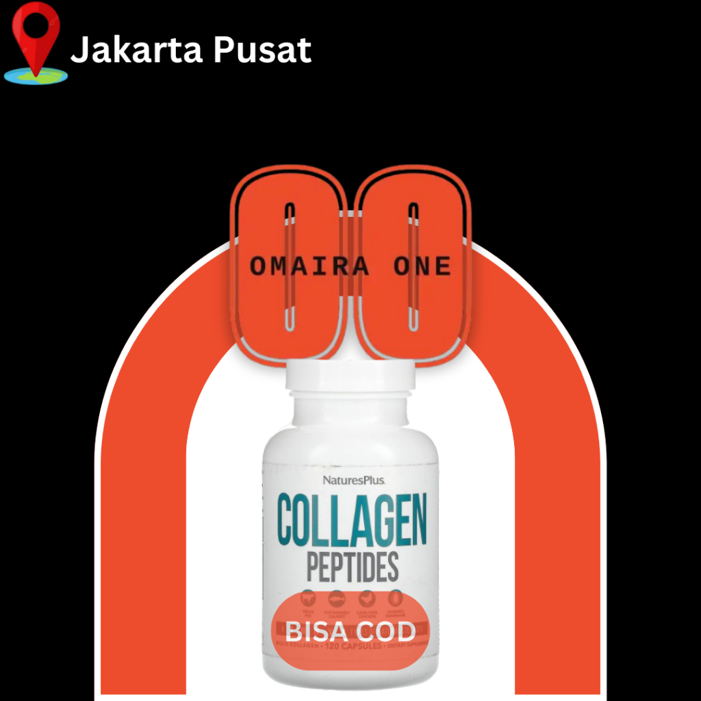 (OkGasCod) Natures Plus Collagen Peptides Multi Collagen Pemutih Asli - Pemutih Badan Alami -OmairaO