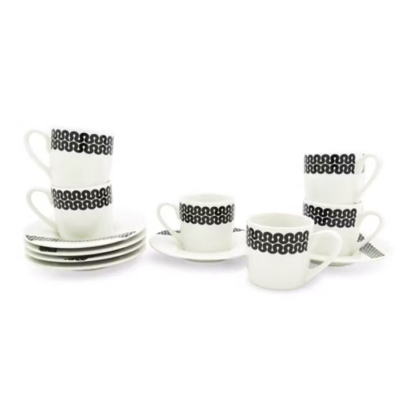 Cangkir Keramik Kopi Set Espresso New Gommy 1 Lusin