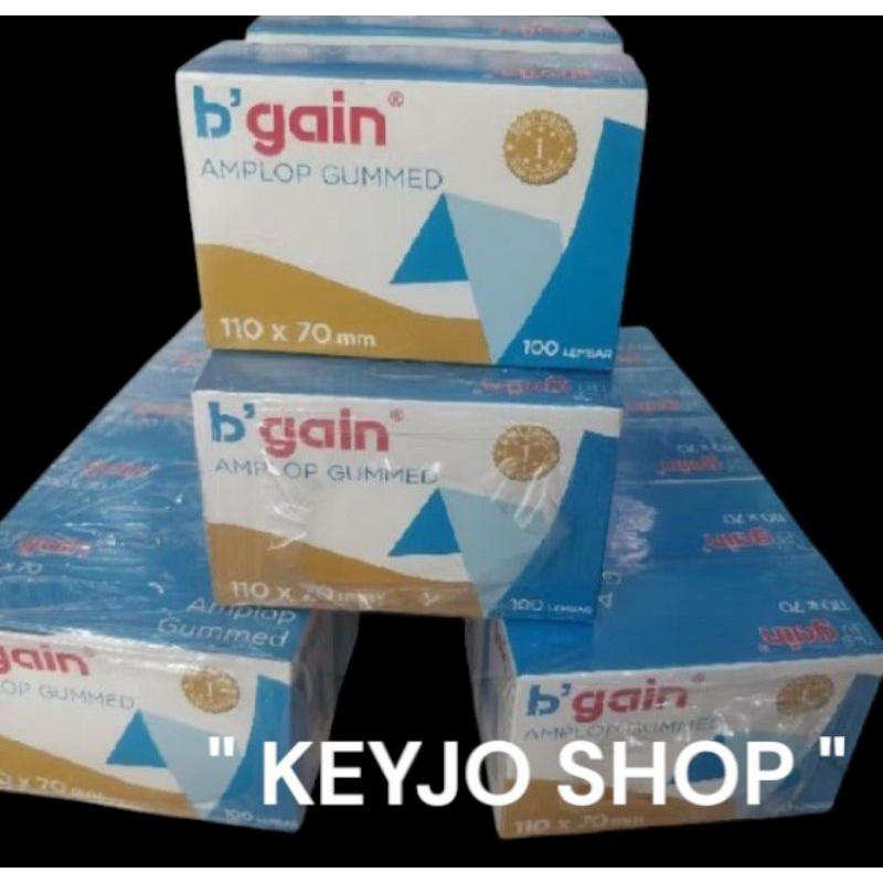 

Amplop perekat b gain/grandia 95 x 152mm (100 lembar)