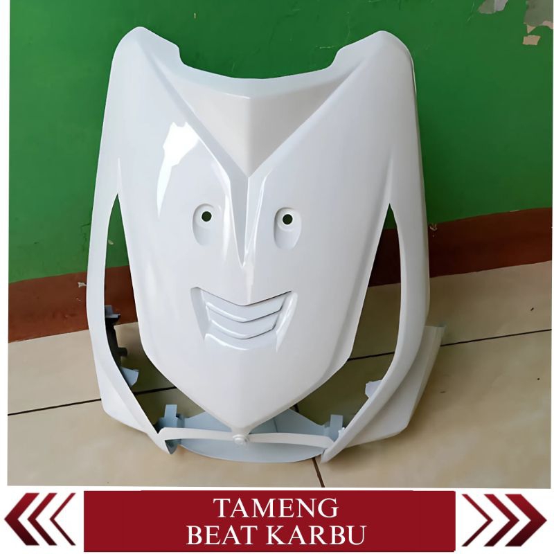 Cover Tameng Body Depan Beat Karbu KVY 2008-2012 Warna Putih Kualitas Original