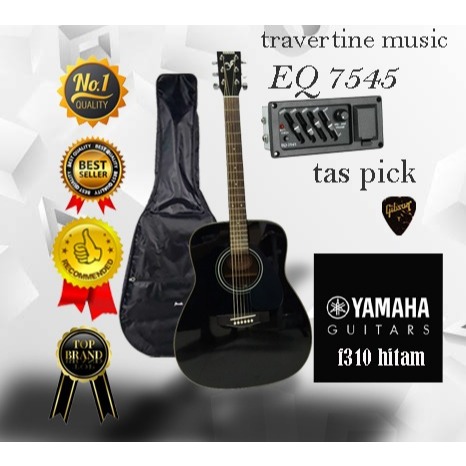 Yamaha Gitar Custom F310 Hitam EQ 7545r Senar Strings High Quality