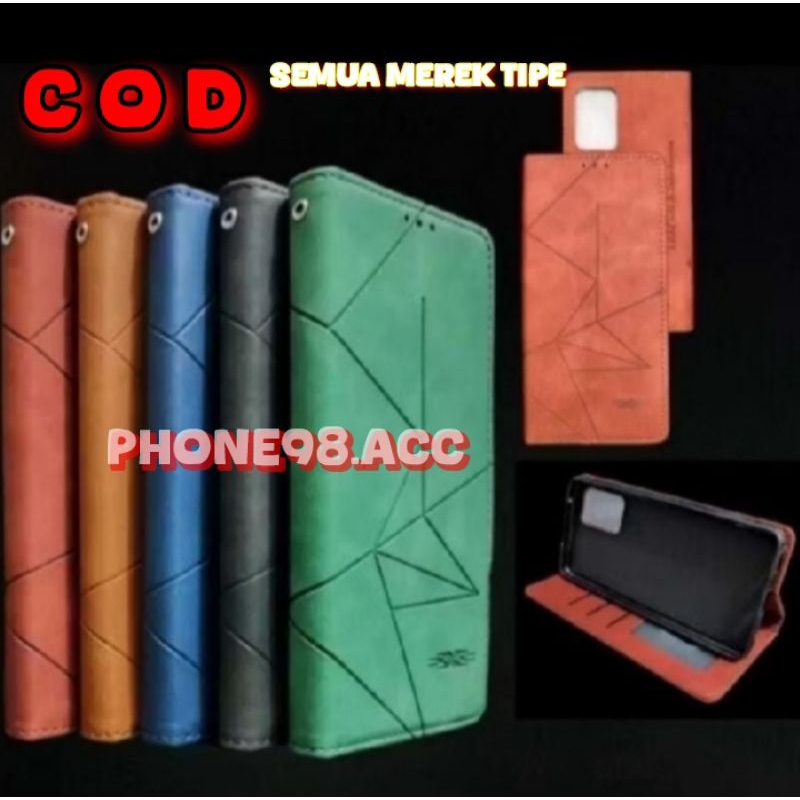 case dompet magnetik Samsung J2 prime