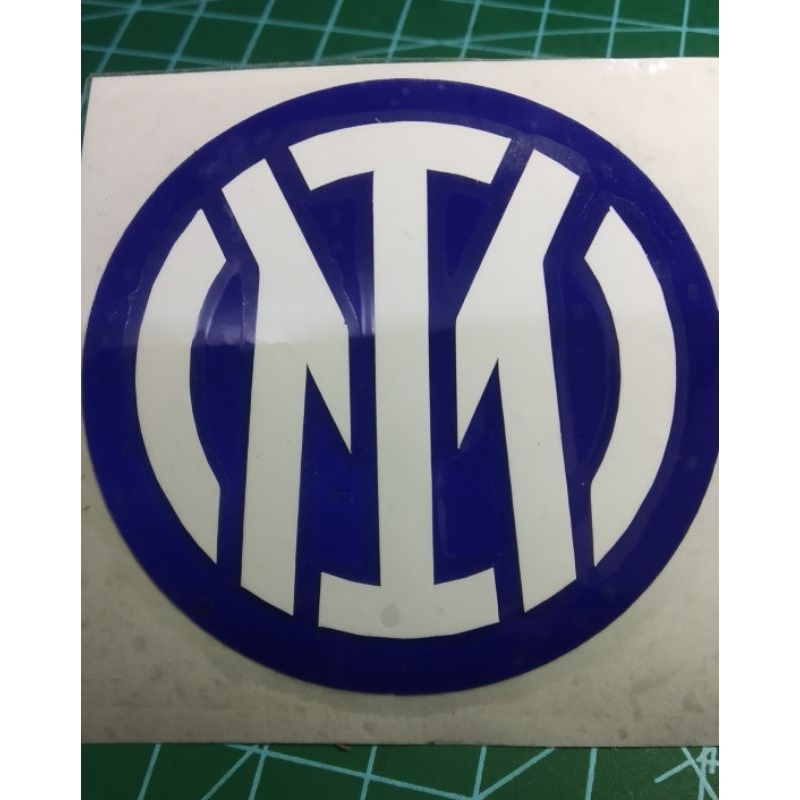 

stiker cutting bola inter milan 2 warna