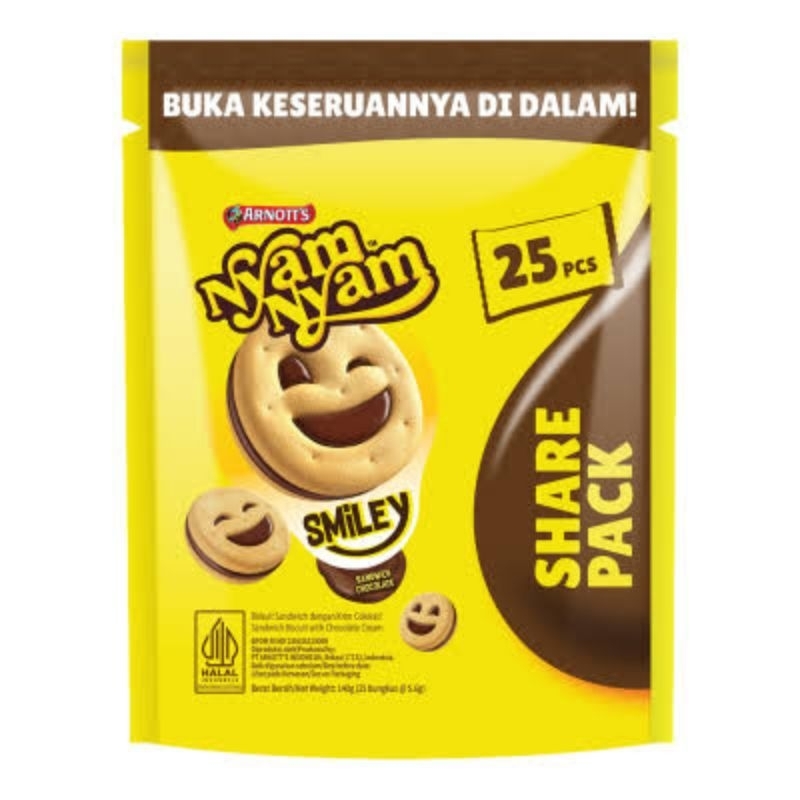 

Nyam Nyam Smiley Share pack 140 gr