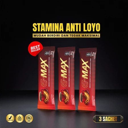 

3 SACHET G-MAX KOPI DENGAN GULA AREN BPOM HALAL