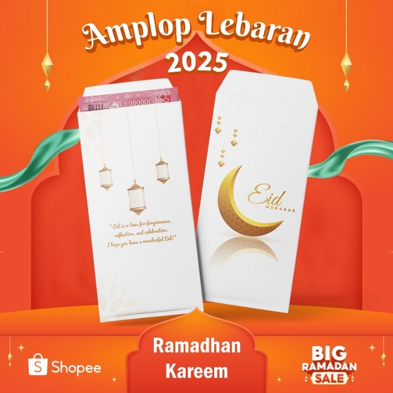 

TERLARIS isi 40 Pcs Amplop lebaran idul fitri Ukuran Besar Bahan Tebal Amplop Lebaran Unik Aesthetic