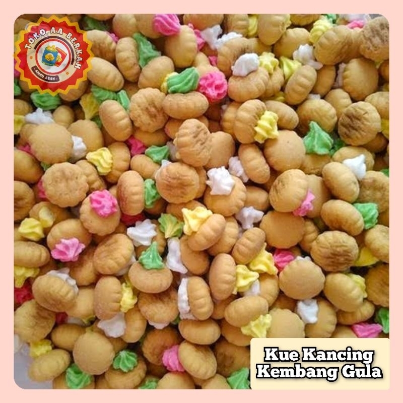 

Kue Kancing (Kembang Gula)