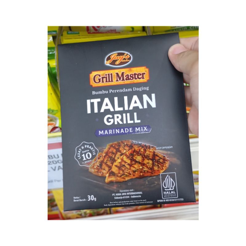 

GRILL MASTER ITALIAN GRILL MARINADE MIX ISI 3 PCS