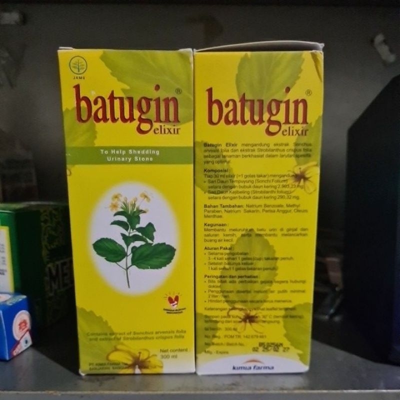 

Batugin Elixir 300 ml Obat herbal batu ginjal