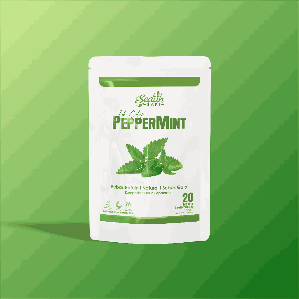 

Seduh Sari | Teh Peppermint | Peppermint Tea Daun Mint Segar Untuk Minuman | Sakit Tenggorokan 20 Teh Celup