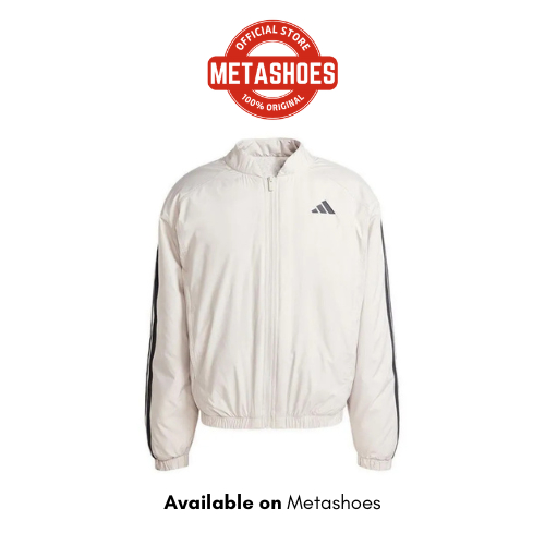 Jacket Essentials 3-Stripes Men's Insulated Bomber Jacket - Grey Original