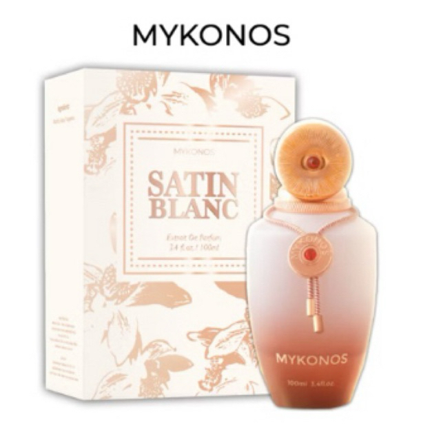 mykonos satin blanc