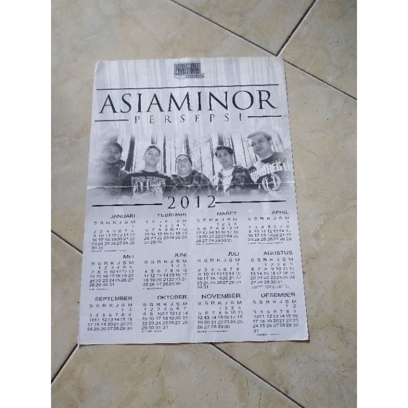 poster musik poster band ASIA NIBOR