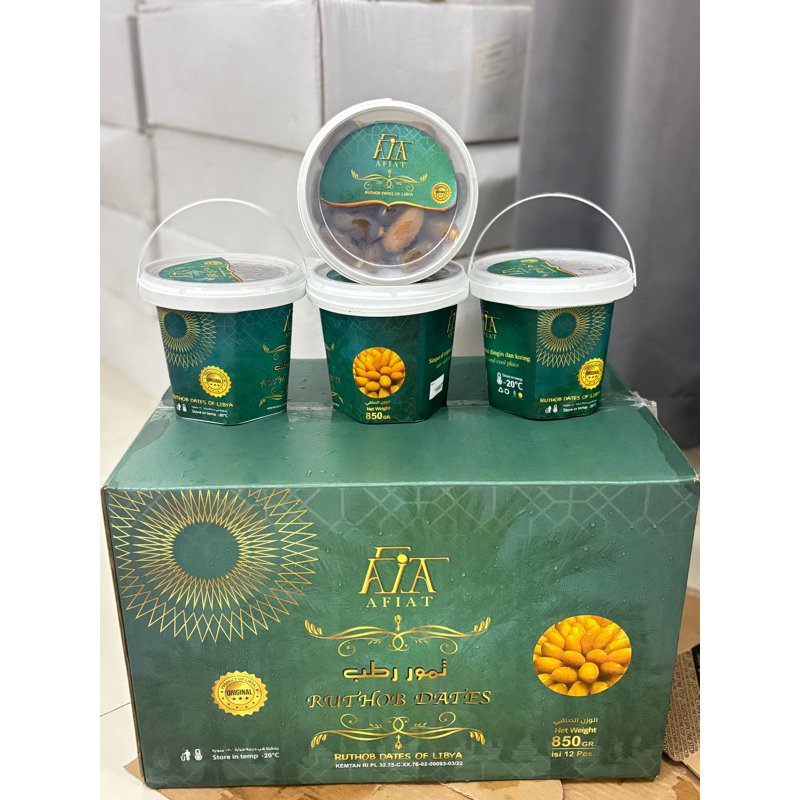 

Kurma Ruthob 850gram kemasan ember