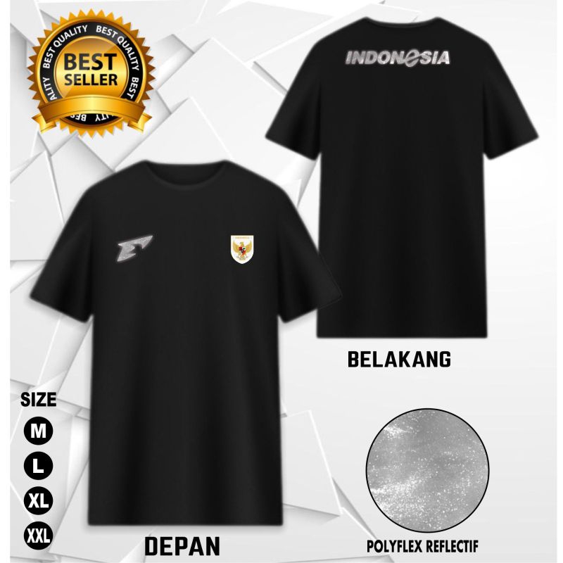 Baju Indonesia Atasan Olahraga Pakaian Olahraga Indonesia Unisex Pria Wanita M - XXL