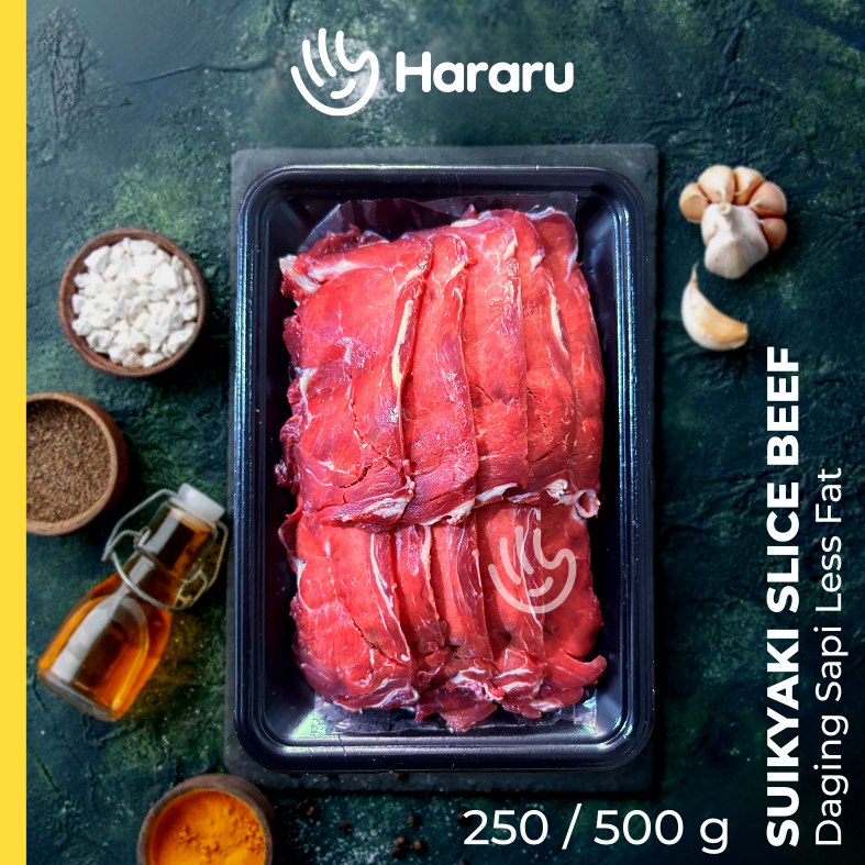 

AUS Sukiyaki Slice Beef Less Fat | Daging Sapi Iris Sedikit Lemak