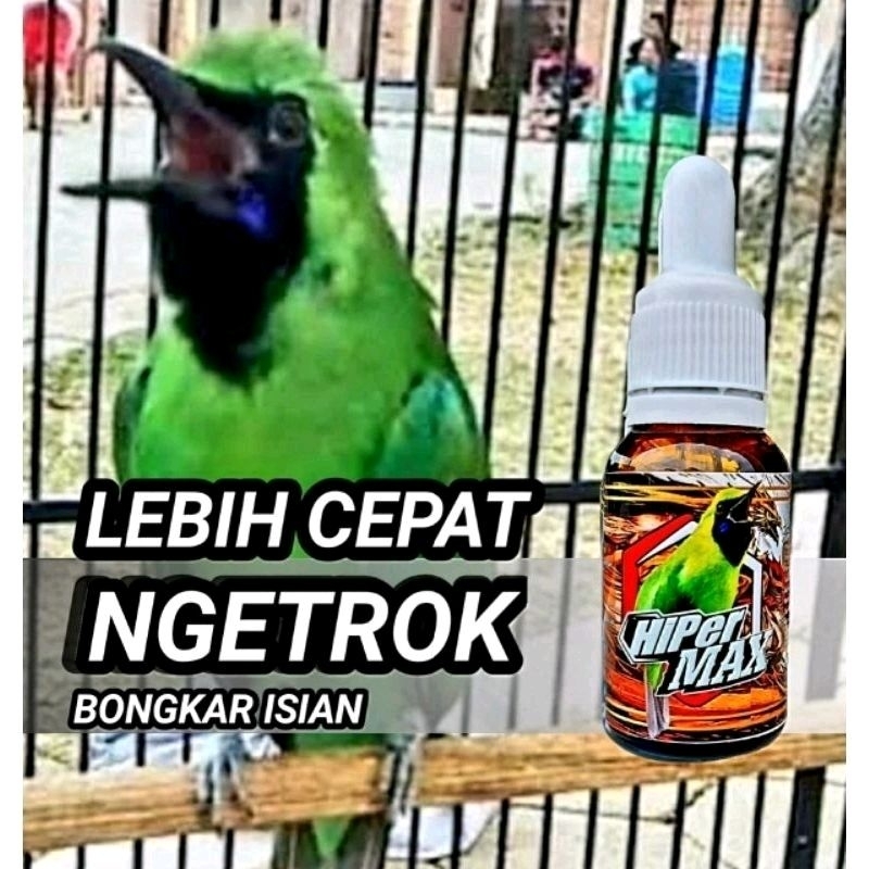 Vitamin Hiper max vitamin burung Cucak ijo Rg raja goyang ngentrok gacor jamtrock bongkar isi Vitami