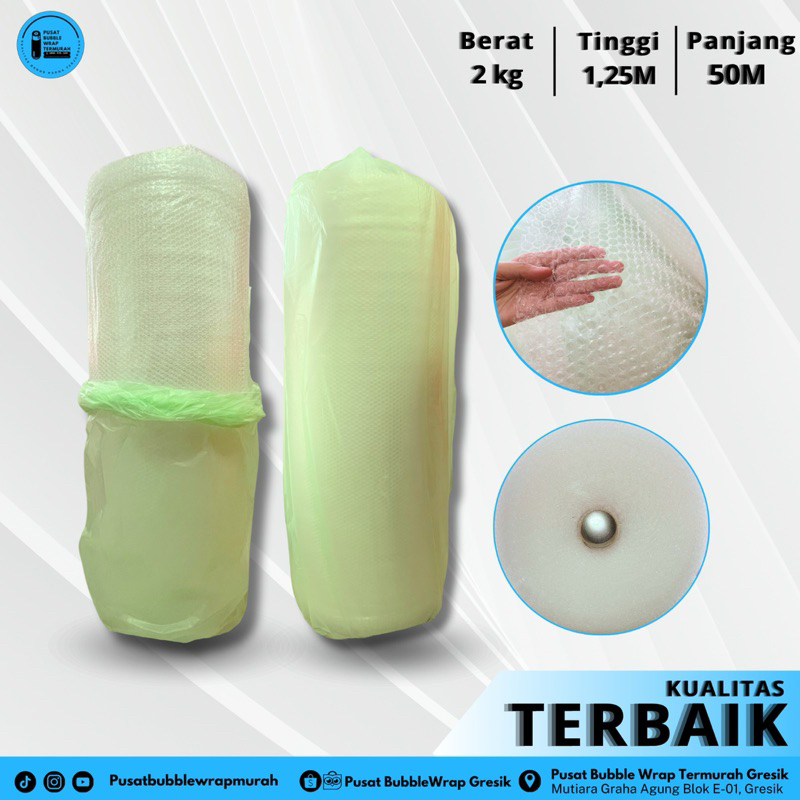 

Bubble Wrap RBF Hitam dan Bening Termurah Ukuran 1.25mx50m Bubble Kualitas Bagus