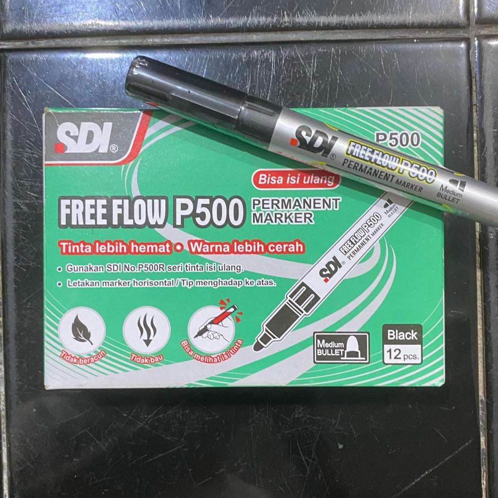 

Spidol Permanen Marker P500 SDI Hitam (Per Pcs)