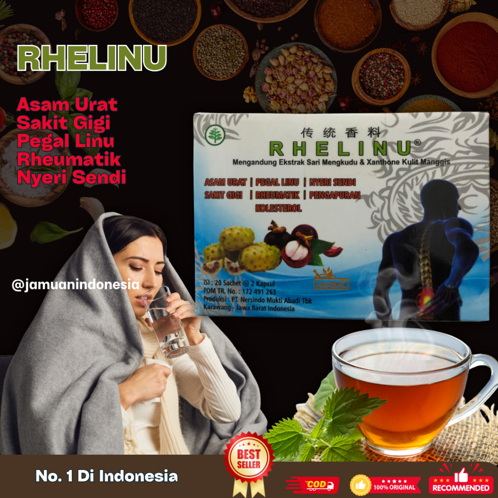 

Rhelinu Kapsul Asam Urat Pegal Linu