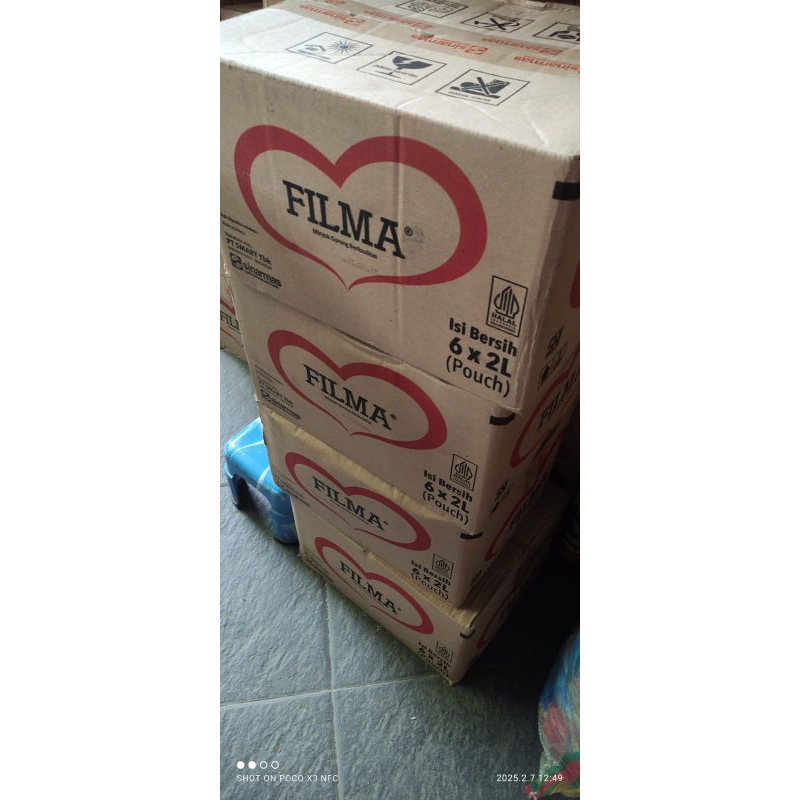 

Filma 2liter 1 dus (isi 6) dan 2 dus (isi 12)