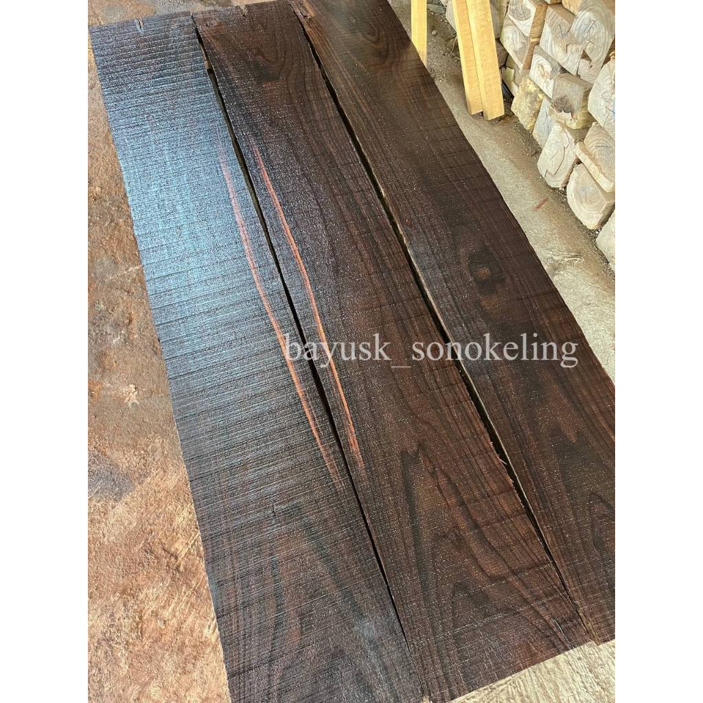 Kayu sonokeling / bahan / papan full galih