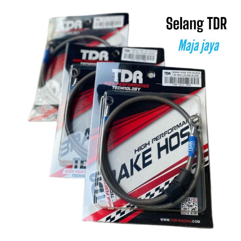 Selang Rem TDR Black Carbon 90 cm Universal Vario Mio Beat Scoopy kabel rem rcb ktc tdr hell