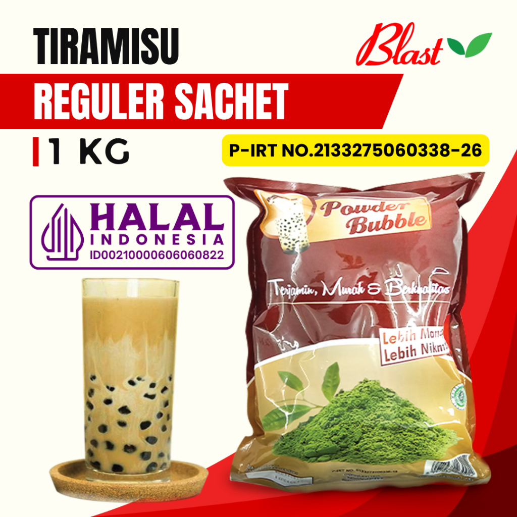 

Bubuk TIRAMISU 1 KG - Bubuk Minuman Kue Tiramisu - Mix Creamer + Gula / Powder Drink