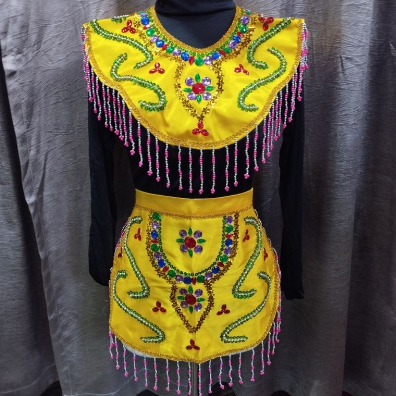 Set cape/kace satin payet mata (kace+rampek)