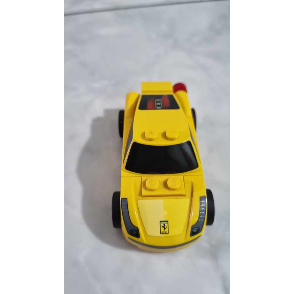 Mobil Nascar Lego asli original Ferrari kuning