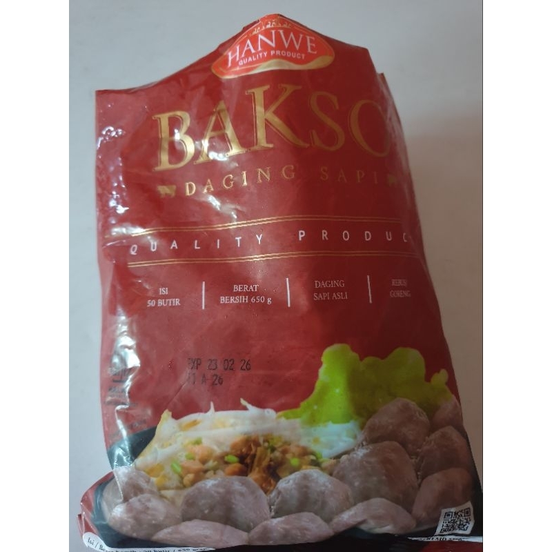 

Bakso daging sapi hanwe satuan