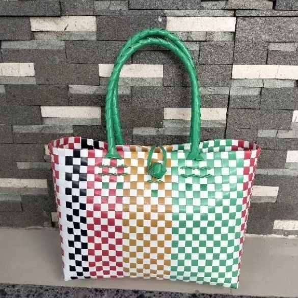 Tas anyaman plastik murah grosir | tas anyaman warna warni | model tas terbaru | READY