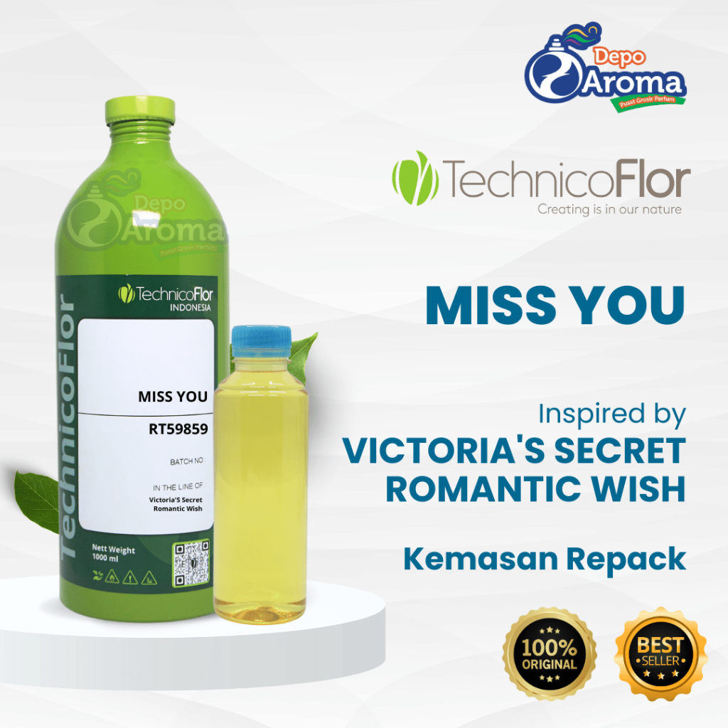 PARFUM BIBIT MURNI - MISS YOU - REPACKING - TECHNICOFLOR