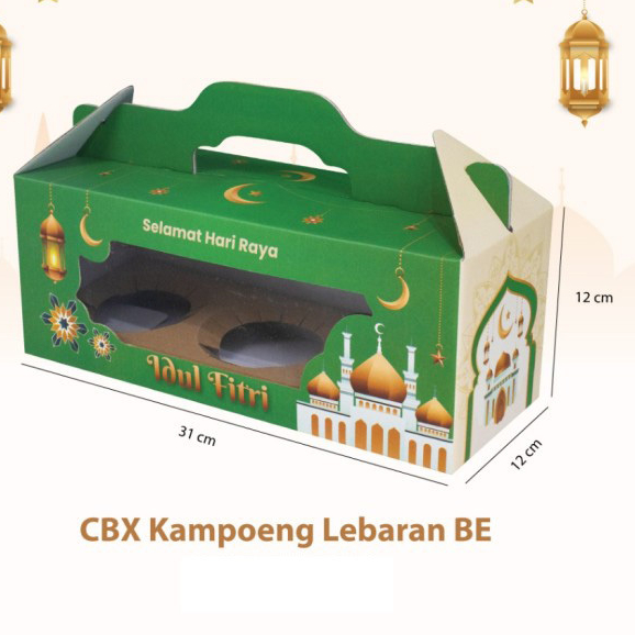 

Box Toples Lebaran Kampoeng Lentera untuk 3 Toples 600gr / Dus Idul Fitri Kue Kering (1 pcs)